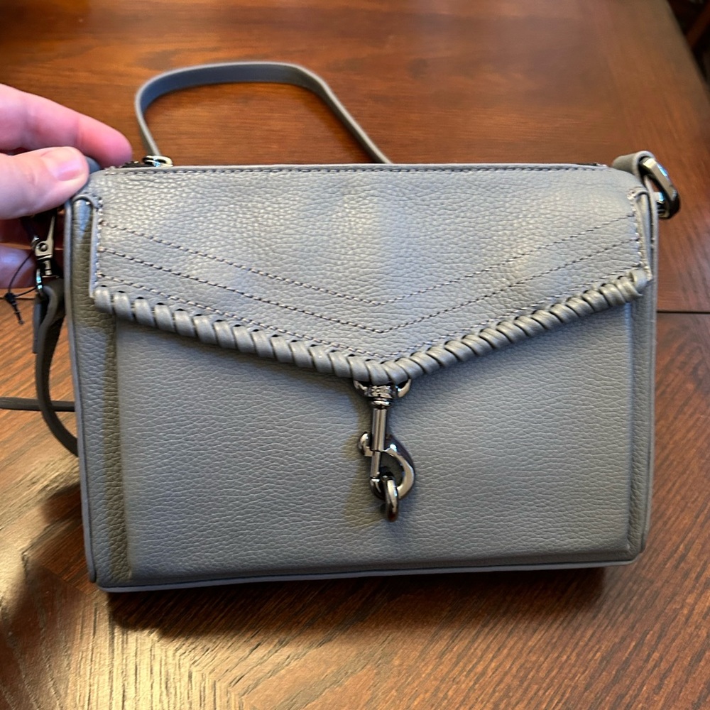 Botkier Gray Leather Crossbody Purse 🆕